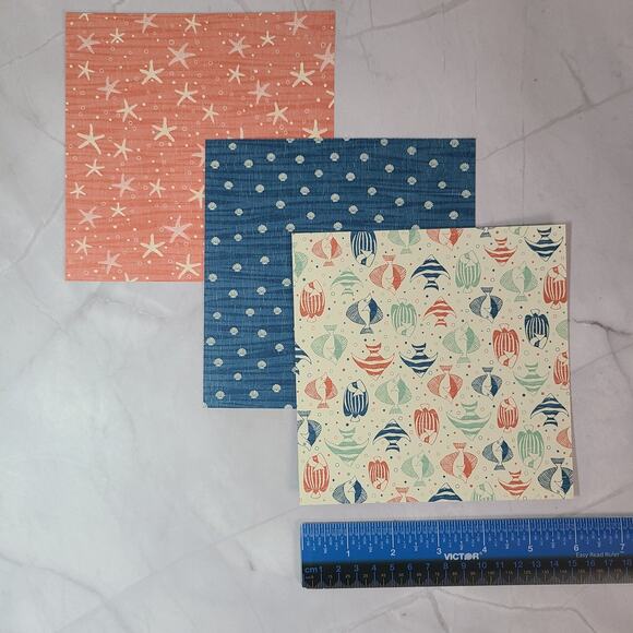 Stampin Up SEASIDE SHORE Stamp Set & BY THE SHORE 6x6 DSP - 12pcs - Picture 9 of 10